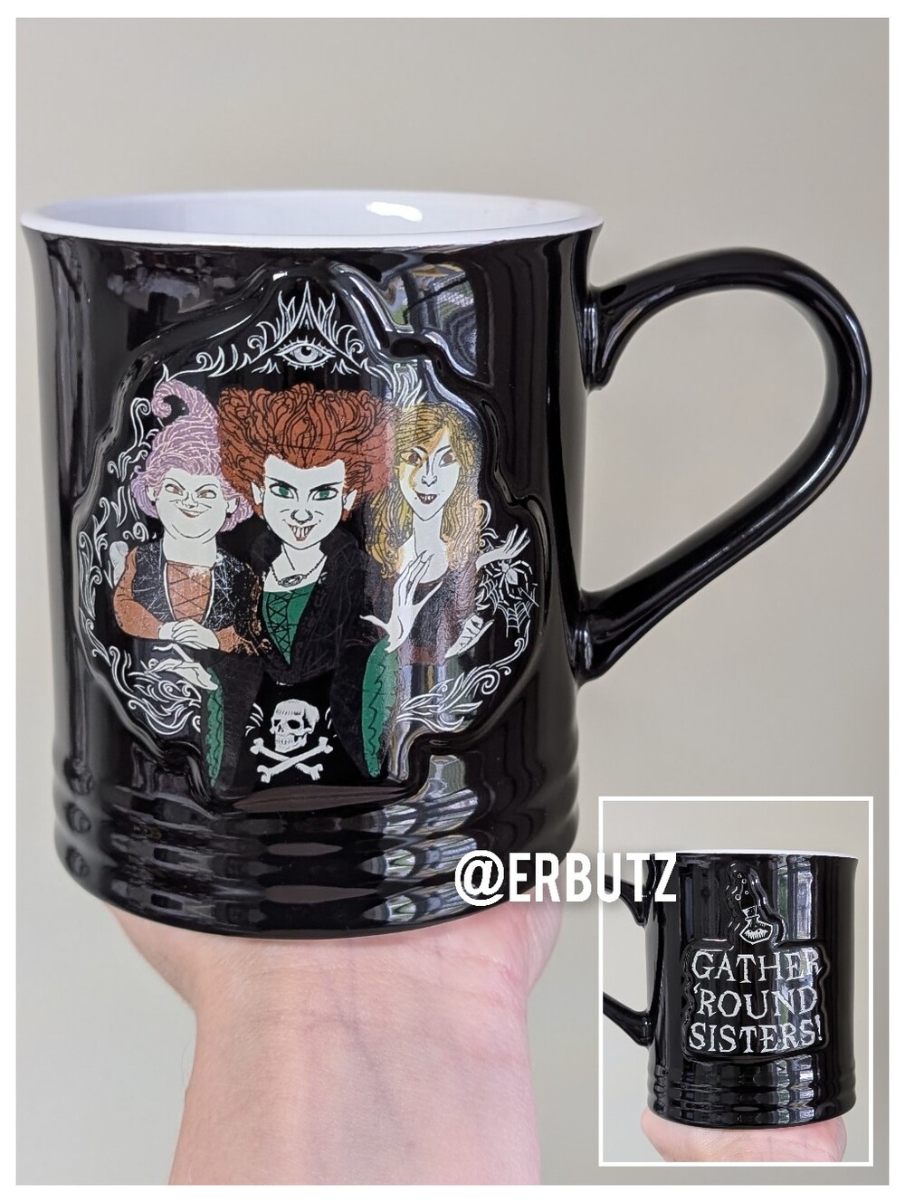 Disney Hocus Pocus GATHER ROUND SISTERS Sanderson Sisters Double Sided Mug 🧙